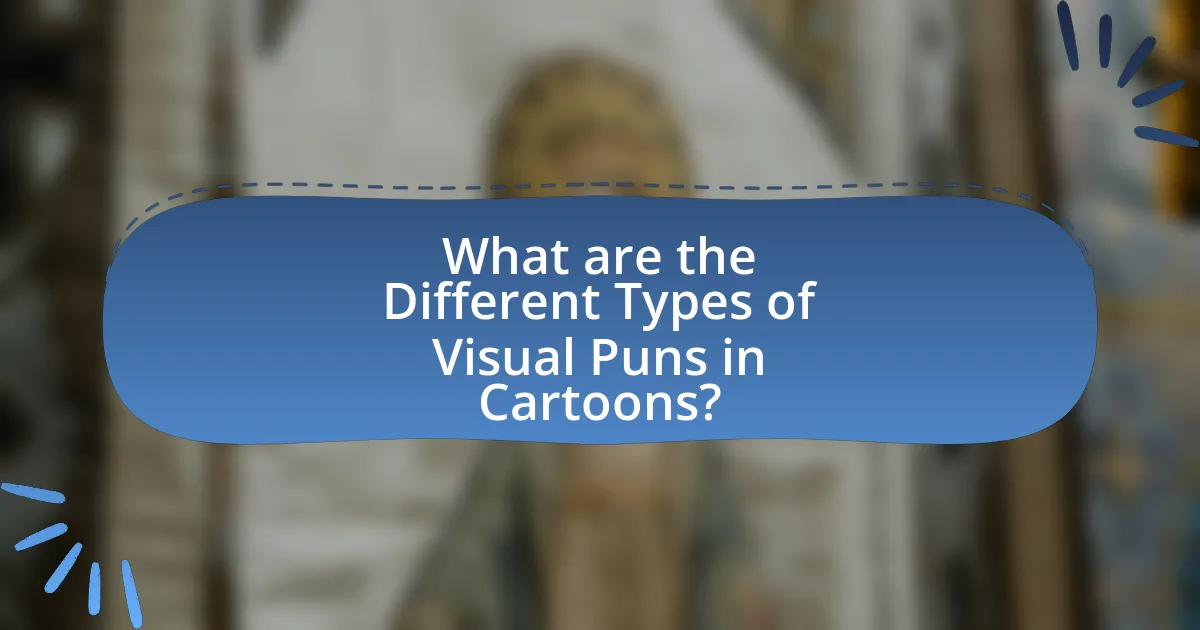 What are the Different Types of Visual Puns in Cartoons?