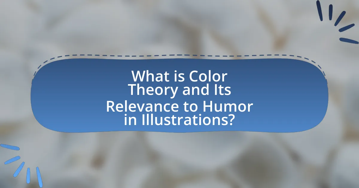 What is Color Theory and Its Relevance to Humor in Illustrations?